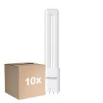 Flerpack 10x Noxion Lucent PL-L LED 7.9W 1000lm - 840 Kallvit | 4-Stift - Ersättare 18W
