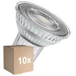 Flerpack 10x Ledvance LED Spot GU10 PAR16 6.1W 575lm 60D - 927 Extra Varm Vit | Bästa Färgåtergivning - Dimbar - Ersättare 80W