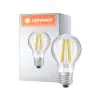 Ledvance Classic Superior LED Lampa E27 Päron Filament Klar 9.5W 1055lm - 927 Extra Varm Vit | Bästa färgåtergivning - Dimbar - Ersättare 75W