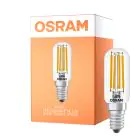Osram LED Special E14 Tubular Lampa T26 Filament Klar 4.9W 730lm - 827 Extra Varm Vit | Ersättare 55W