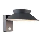 Nordlux Solar Vägglampa Justina Metall Antracit 400lm - 830 Varm Vit | IP44 - Rörelse- och Ljussensor