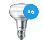 Flerpack 6x Philips Corepro LED Spot E27 R80 4W 345lm 36D - 827 Extra Varm Vit | Ersättare 60W